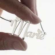 Image result for Name Necklaces for Girls