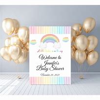 Image result for Rainbow Baby Shower Free Printables