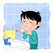 Image result for Wash Your Face Cartoon