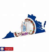 Image result for Virginia State Us Map