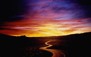 Image result for Desert Road Sunrise