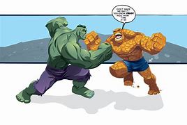 Image result for Thing Hulk Fights