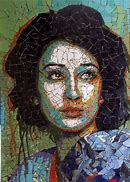 Image result for Portrait Paper Mosaic Art