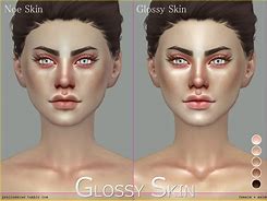 Image result for Sims 4 CC Glossy Skin