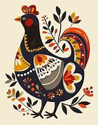 Image result for Folk Art Couple Tole