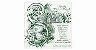 Image result for William Blake Spring Poem