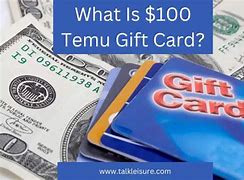 Image result for Temu Gift Card Certificate