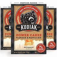 Image result for Kodiak Protein Pancakes Box