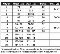 Image result for UK Clothing Size Chart Men