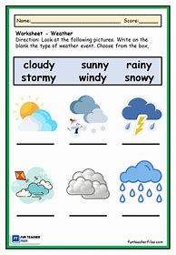 Image result for Weather Chart Worksheet