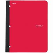 Image result for Five Star 5 Subject Notebook