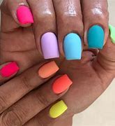 Image result for Bright Rainbow Summer Nails