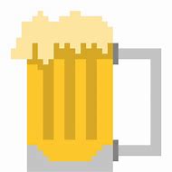 Image result for Pixel Art of Beer Brewing Yeast