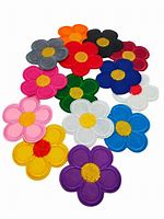 Image result for Flower Iron On Patch