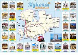 Image result for Mykonos Bus Routes Map