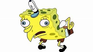 Image result for Spongebob Mocking Meme Transparent