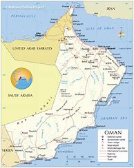 Image result for Oman Region Map