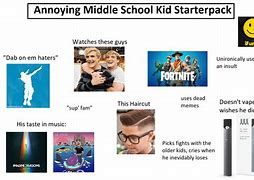 Image result for School Kid Starter Pack Memes