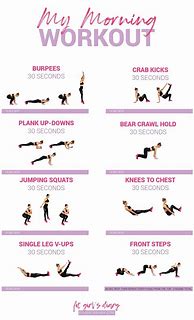 Image result for Quick Morning Workout Routine