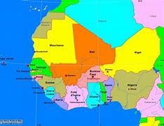 Image result for West Africa Physical Map