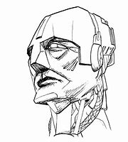 Image result for Robot Face Drawing