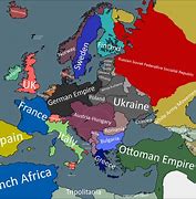 Image result for WW1 Europe Map