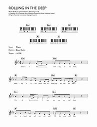 Image result for Rolling in the Deep Drum Sheet Music