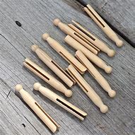 Image result for Wooden Easel Pegs for Hair