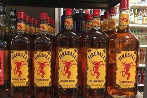 Image result for Fireball Whiskey Bottle