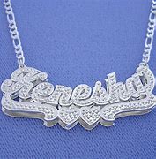 Image result for Sterling Silver Number Necklaces