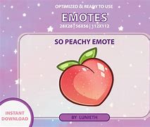 Image result for Peach Emote