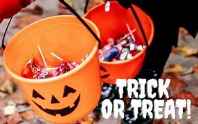 Image result for People Trick or Treating