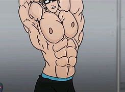 Image result for Muscle Growth Progress Cartoon