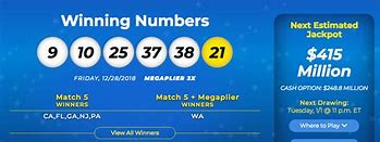 Image result for Mega Millions Drawing Results