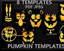 Image result for Spongebob Pumpkin Carving Stencil