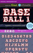 Image result for Free SVG Baseball Font