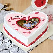 Image result for Red Velvet Cake Heart Shape