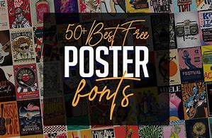 Image result for Free Poster Fonts