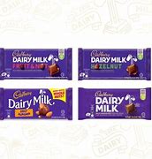 Image result for Dairy Milk Chocolate Flavors