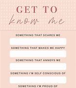 Image result for Getting to Know Me Presentation Outline