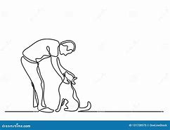 Image result for Continuous Line Drawing Dog