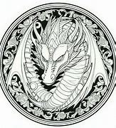 Image result for Dragon Circle Art