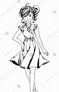 Image result for Beautiful Anime Girl Outline