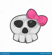 Image result for Skull Bow Cartoon