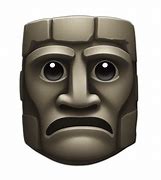 Image result for Easter Island Head Emoji