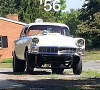 Image result for 56 Chevy Engine Compartment