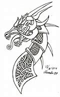 Image result for Simple Celtic Dragon