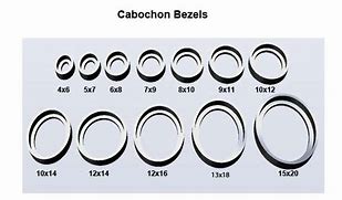 Image result for Cabochon Size Chart