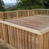 Image result for Wood Deck Railing Design Ideas