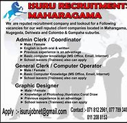 Image result for Clerk Vacancies